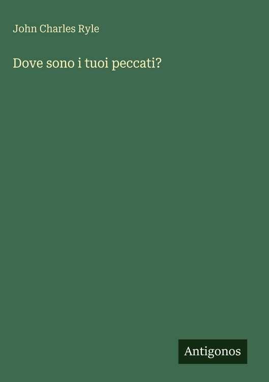 Produktbild: Dove sono i tuoi peccati?