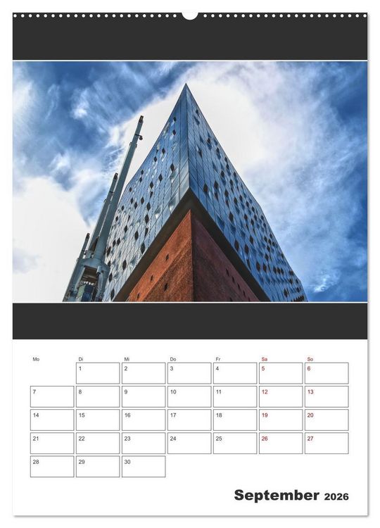 Produktbild: Spitze! Elbphilharmonie Hamburg 2026 (Wandkalender 2026 DIN A2 hoch), CALVENDO Monatskalender