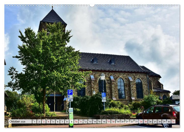 Produktbild: Kirchen und Kapellen rund um Simmerath (Wandkalender 2026 DIN A2 quer), CALVENDO Monatskalender