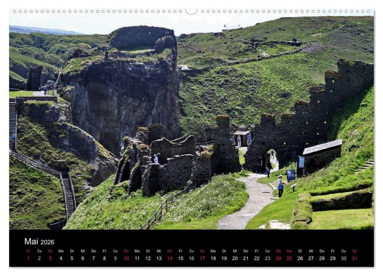 Produktbild: S&uuml;dwestengland (Wandkalender 2026 DIN A2 quer), CALVENDO Monatskalender