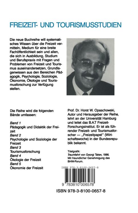 Produktbild: Psychologie und Soziologie der Freizeit