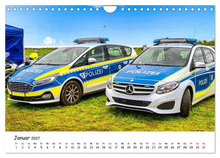 Produktbild: Blaulichttag, unsere Retter! (Wandkalender 2027 DIN A4 quer), CALVENDO Monatskalender