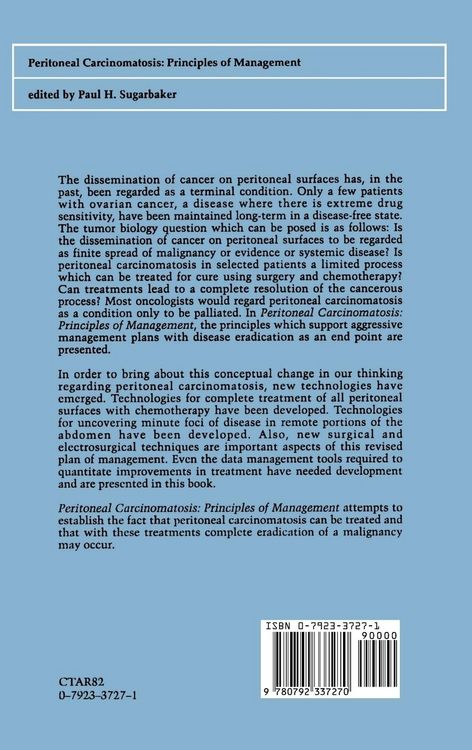 Produktbild: Peritoneal Carcinomatosis: Principles of Management
