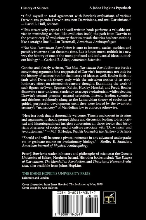 Produktbild: The Non-Darwinian Revolution