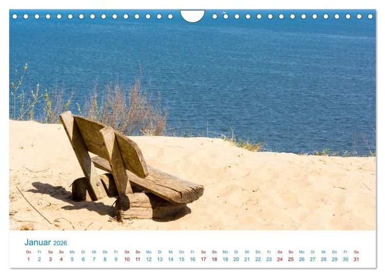 Produktbild: Streifzug auf Usedom (Wandkalender 2026 DIN A4 quer), CALVENDO Monatskalender
