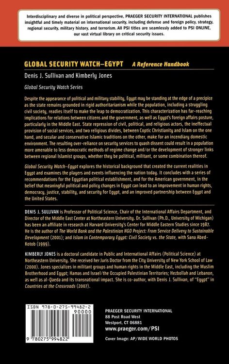 Produktbild: Global Security Watch&acirc;EUR"Egypt