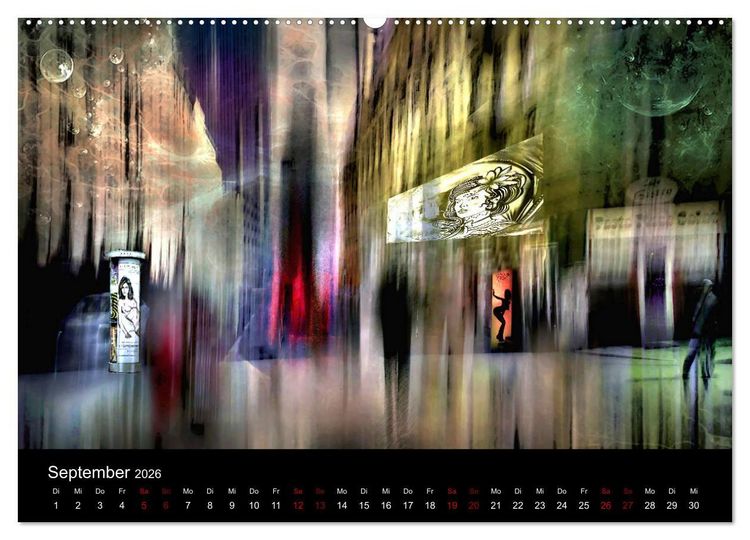 Produktbild: Frankfurt k&uuml;nstlerisch (hochwertiger Premium Wandkalender 2026 DIN A2 quer), Kunstdruck in Hochglanz