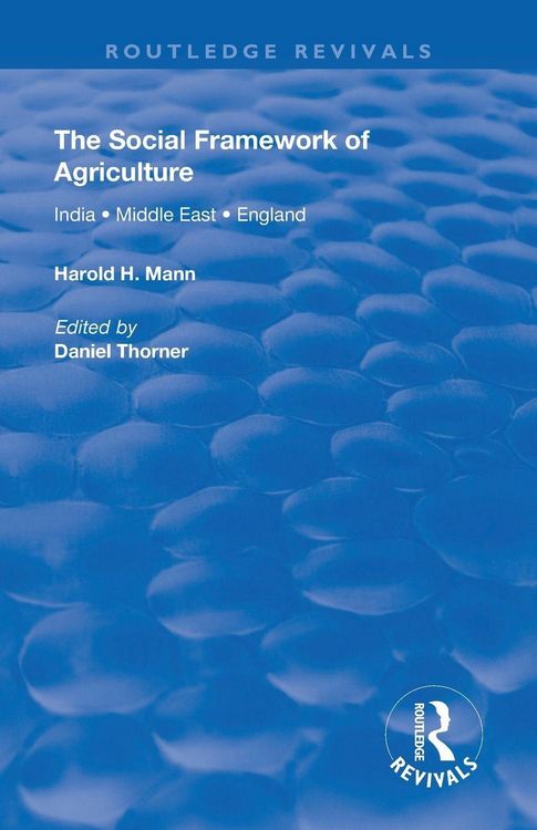 Produktbild: The Social Framework of Agriculture