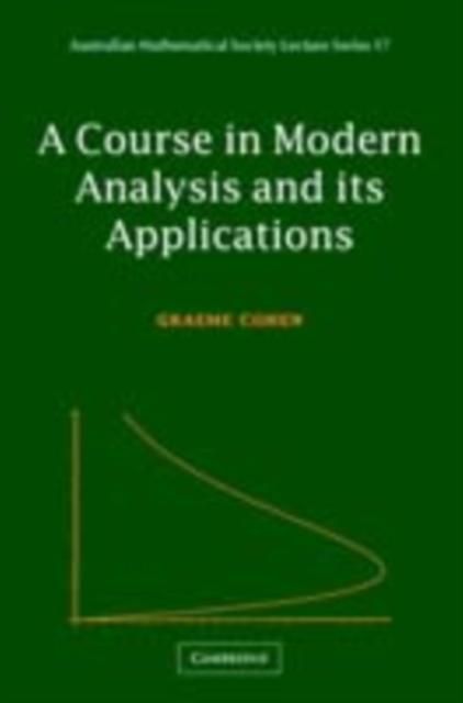 Produktbild: Course in Modern Analysis and its Applications