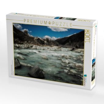 Produktbild: CALVENDO Puzzle Wallis am Fu&szlig;e des Mount Min&eacute; | 1000 Teile Lege-Gr&ouml;&szlig;e 64x48cm Foto-Puzzle f&uuml;r gl&uuml;ckliche Stunden