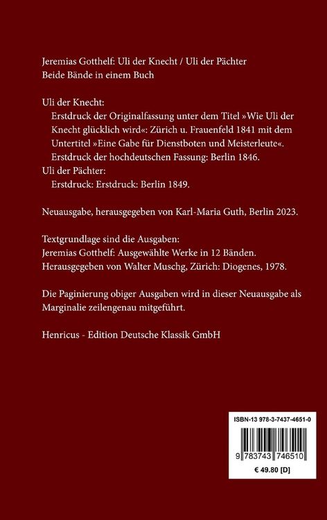 Produktbild: Uli der Knecht / Uli der P&auml;chter