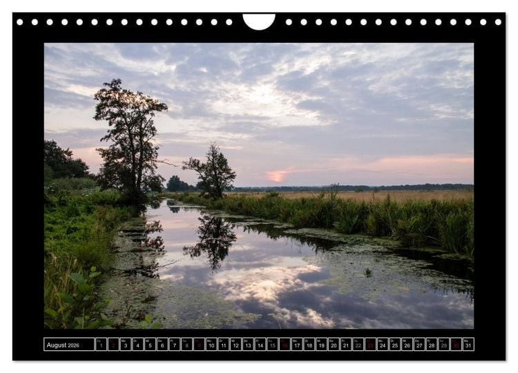 Produktbild: Lichtlandschaft Worpswede (Wandkalender 2026 DIN A4 quer), CALVENDO Monatskalender