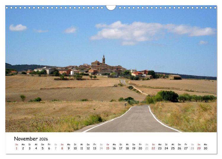Produktbild: Camino Frances - Jakobsweg (Wandkalender 2026 DIN A3 quer), CALVENDO Monatskalender