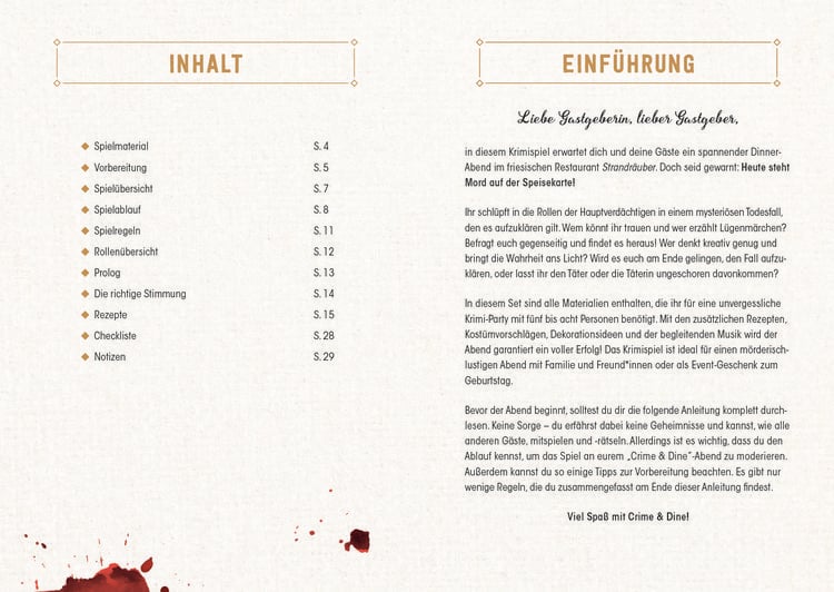 Produktbild: Crime & Dine &ndash; Das Krimi-Dinner-Set: Friesenmord auf Sylt