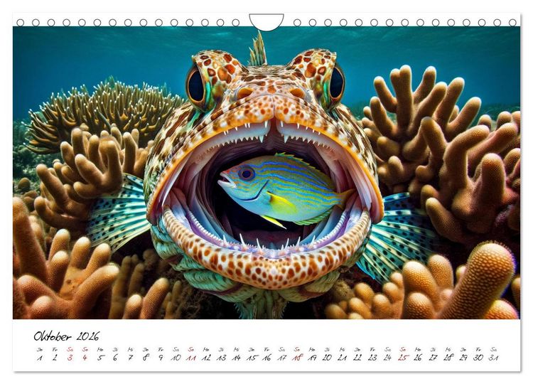 Produktbild: Die besten Naturbilder des Jahres - Einzigartige Augenblicke (Wandkalender 2026 DIN A4 quer), CALVENDO Monatskalender