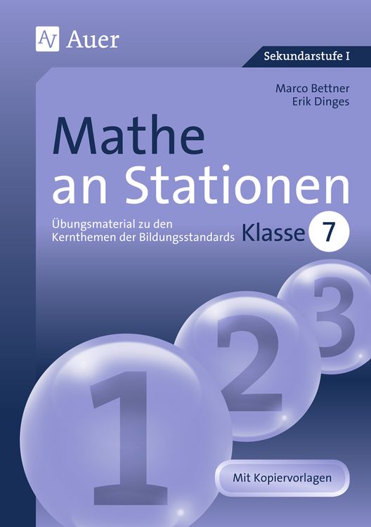 Produktbild: Mathe an Stationen 7