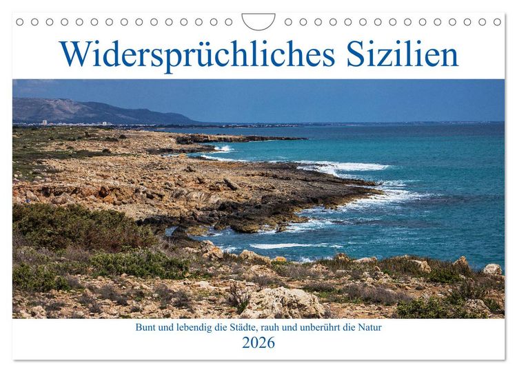 Produktbild: Widerspr&uuml;chliches Sizilien (Wandkalender 2026 DIN A4 quer), CALVENDO Monatskalender