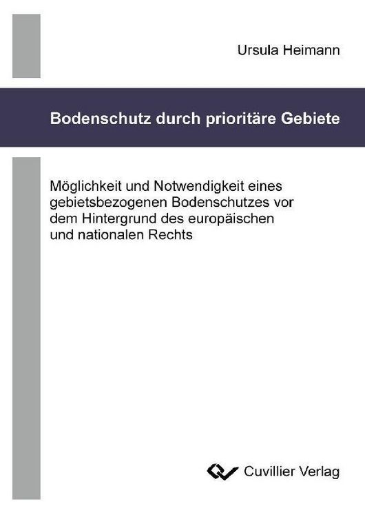 Produktbild: Bodenschutz durch priorit&auml;re Gebiete