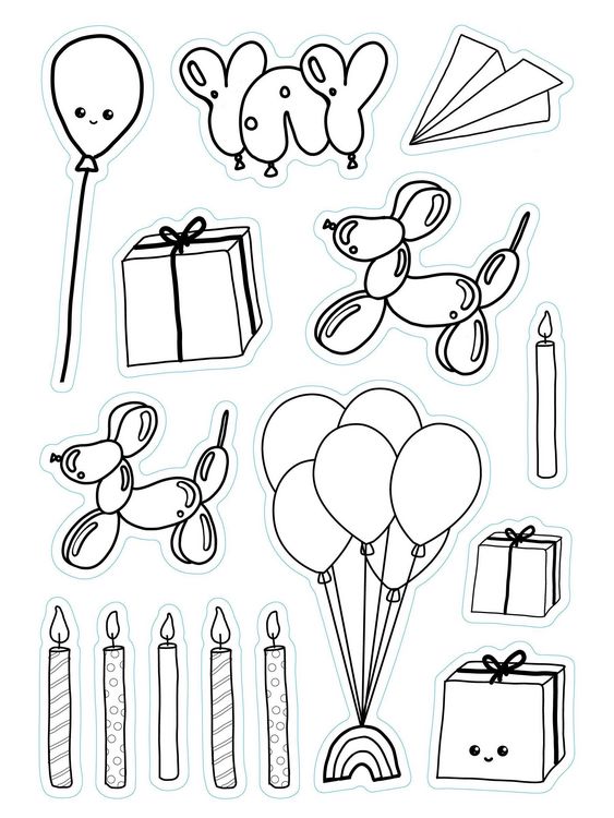 Produktbild: Color Your Own Stickers