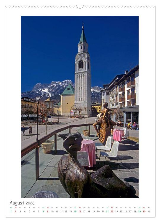 Produktbild: S&uuml;dtirol und Dolomiten (Wandkalender 2026 DIN A2 hoch), CALVENDO Monatskalender