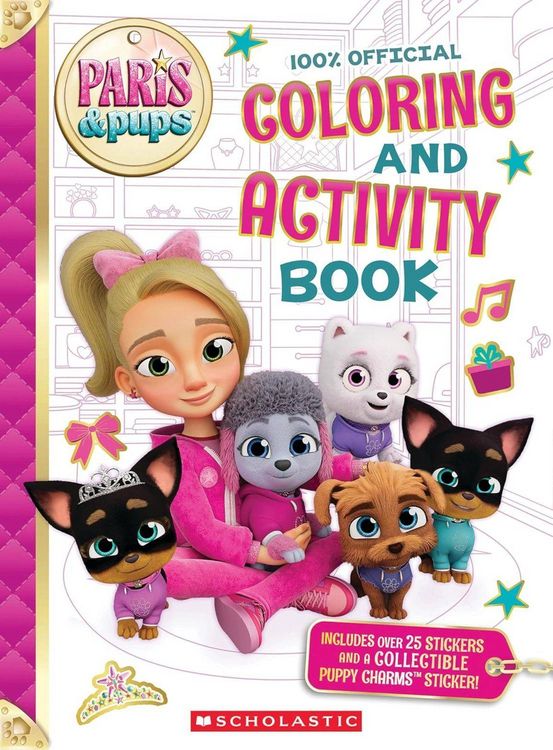 Produktbild: Paris and Pups: Coloring and Activity Book