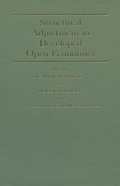 Produktbild: Structural Adjustment in Developed Open Economies