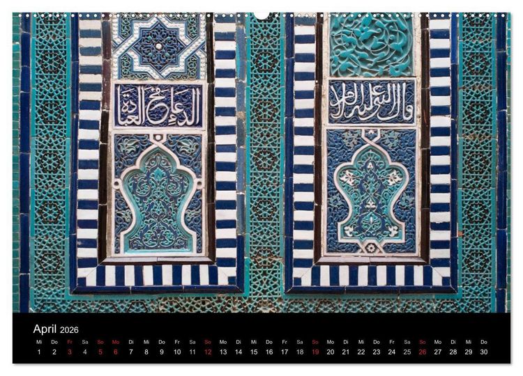 Produktbild: Usbekistan (Wandkalender 2026 DIN A2 quer), CALVENDO Monatskalender