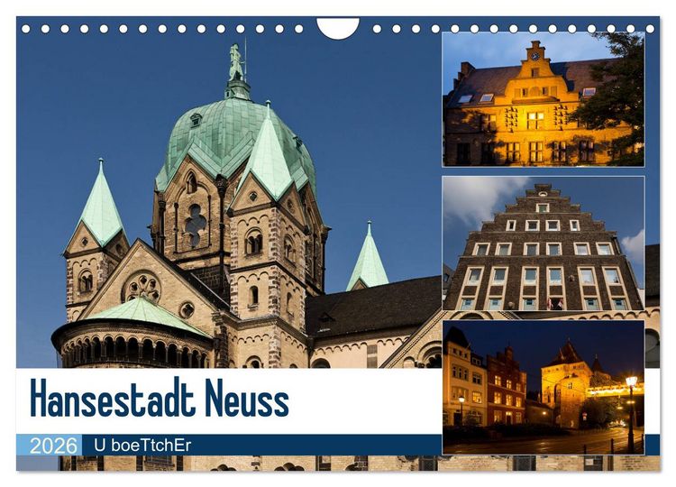 Produktbild: Hansestadt Neuss (Wandkalender 2026 DIN A4 quer), CALVENDO Monatskalender