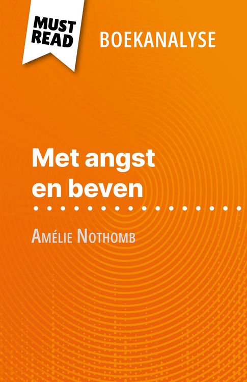 Produktbild: Met angst en beven van Am&eacute;lie Nothomb (Boekanalyse)