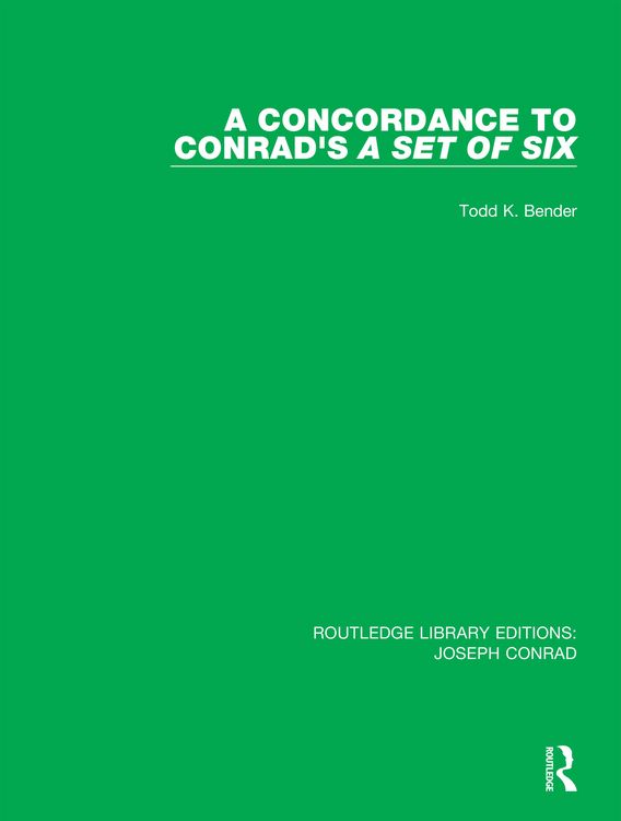 Produktbild: A Concordance to Conrad's A Set of Six