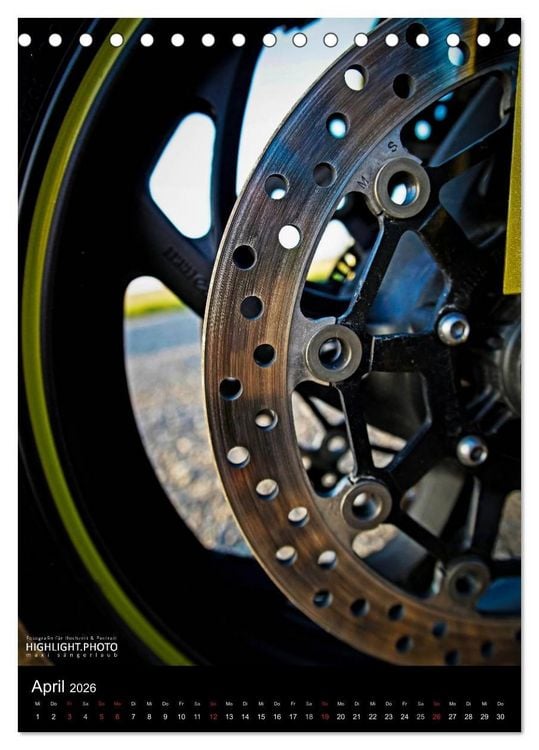 Produktbild: HONDA CB1000R (Tischkalender 2026 DIN A5 hoch), CALVENDO Monatskalender