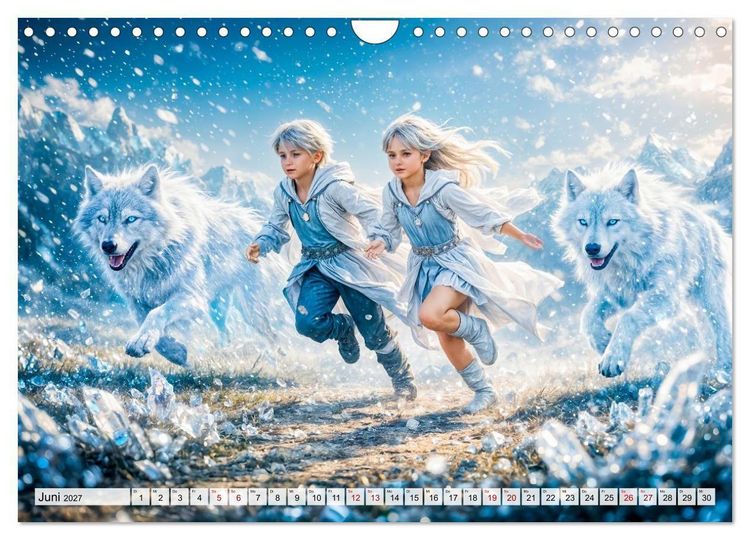 Produktbild: Sternzeichen - Die M&auml;chte des Tierkreises (Wandkalender 2027 DIN A4 quer), CALVENDO Monatskalender