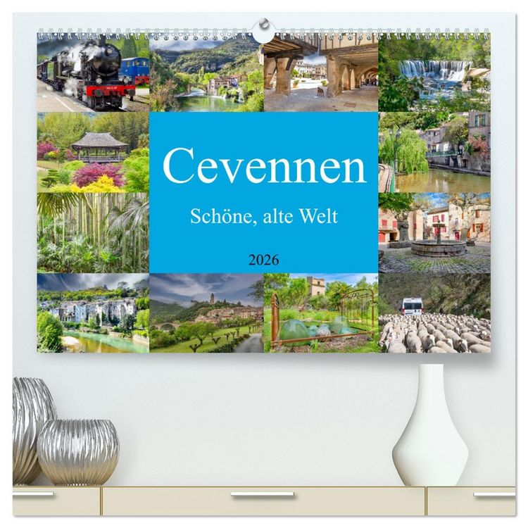Produktbild: Cevennen - Sch&ouml;ne alte Welt (hochwertiger Premium Wandkalender 2026 DIN A2 quer), Kunstdruck in Hochglanz