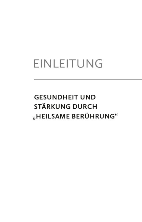 Produktbild: Heilsame Ber&uuml;hrung von K&ouml;rper, Herz und Seele