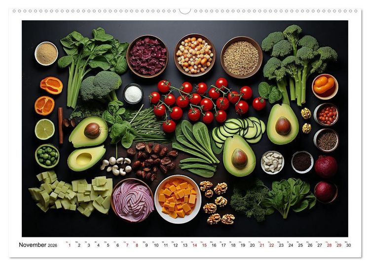 Produktbild: Ordentlich Low Carb (Wandkalender 2026 DIN A2 quer), CALVENDO Monatskalender