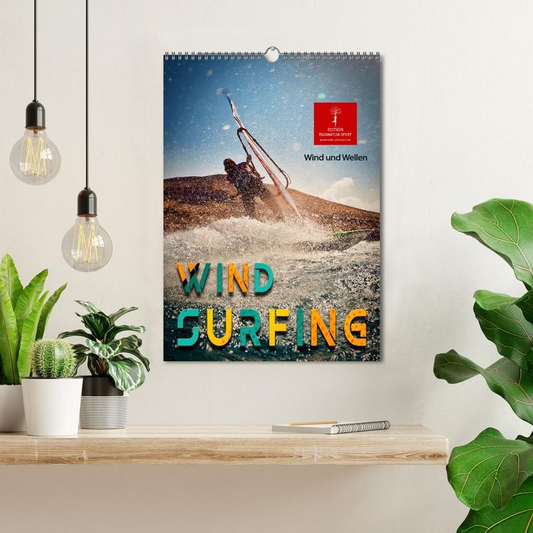 Produktbild: Windsurfing - Wind und Wellen (Wandkalender 2026 DIN A3 hoch), CALVENDO Monatskalender