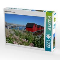 Produktbild: CALVENDO Puzzle Rote Fischerh&auml;uschen 1000 Teile Lege-Gr&ouml;&szlig;e 64 x 48 cm Foto-Puzzle Bild von Sarnade