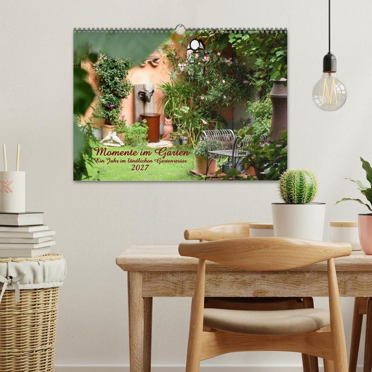 Produktbild: Momente im Garten (Wandkalender 2027 DIN A3 quer), CALVENDO Monatskalender