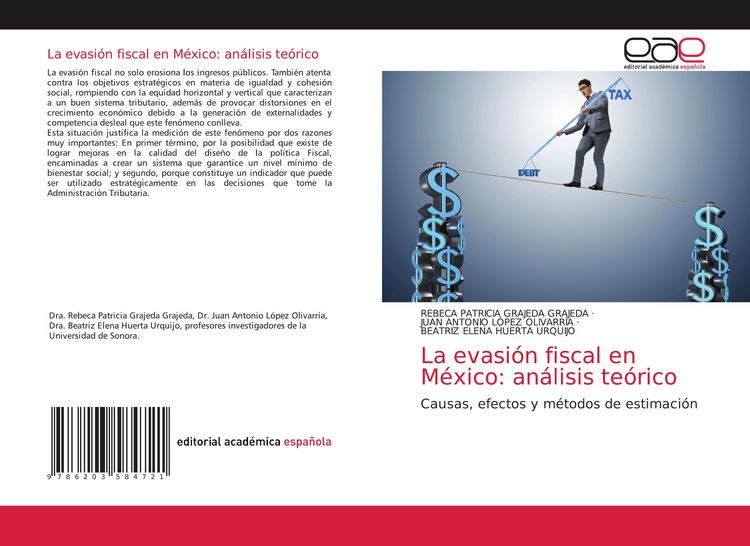 Produktbild: La evasi&oacute;n fiscal en M&eacute;xico: an&aacute;lisis te&oacute;rico