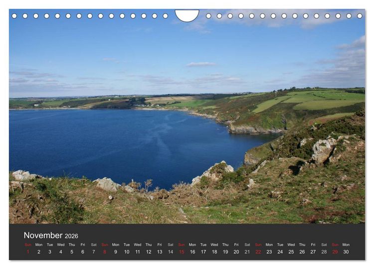 Produktbild: Sights and Views in Cornwall (Wall Calendar 2026 DIN A4 landscape), CALVENDO 12 Month Wall Calendar