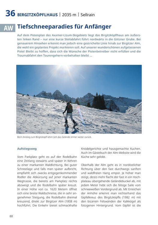 Produktbild: Pistengehen und leichte Skitouren