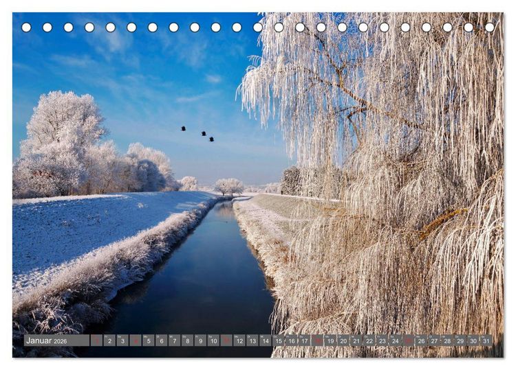 Produktbild: Zauberhafte Schwalm (Tischkalender 2026 DIN A5 quer), CALVENDO Monatskalender