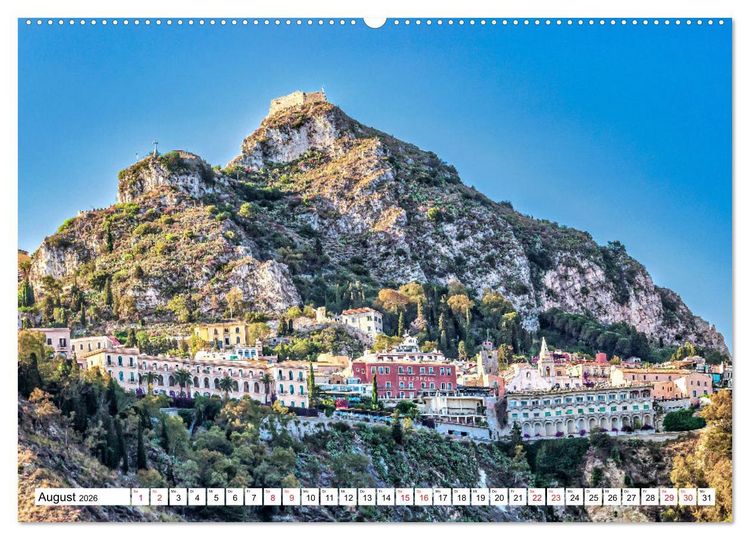 Produktbild: Taormina - Juwel Siziliens mit antikem Charme (hochwertiger Premium Wandkalender 2026 DIN A2 quer), Kunstdruck in Hochglanz