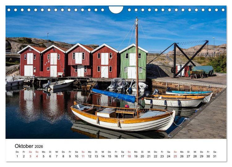 Produktbild: Westk&uuml;ste in Schweden (Wandkalender 2026 DIN A4 quer), CALVENDO Monatskalender