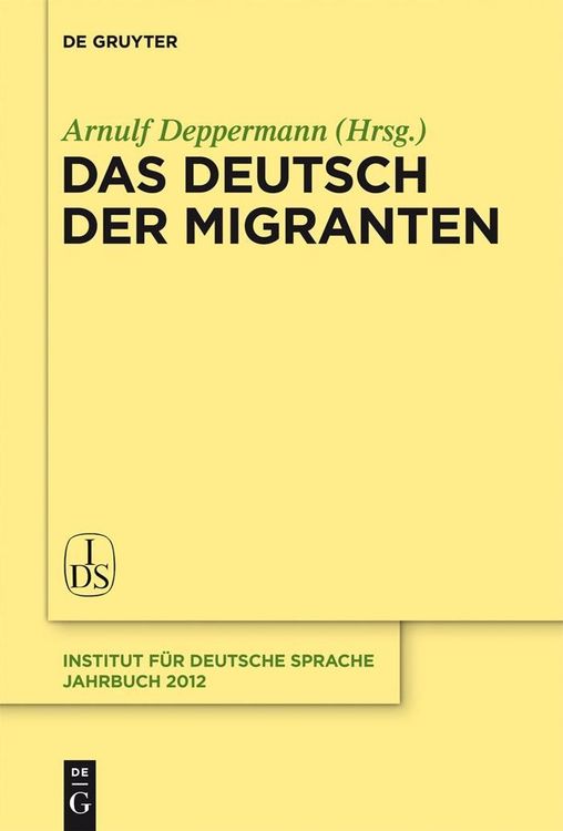 Produktbild: Das Deutsch der Migranten
