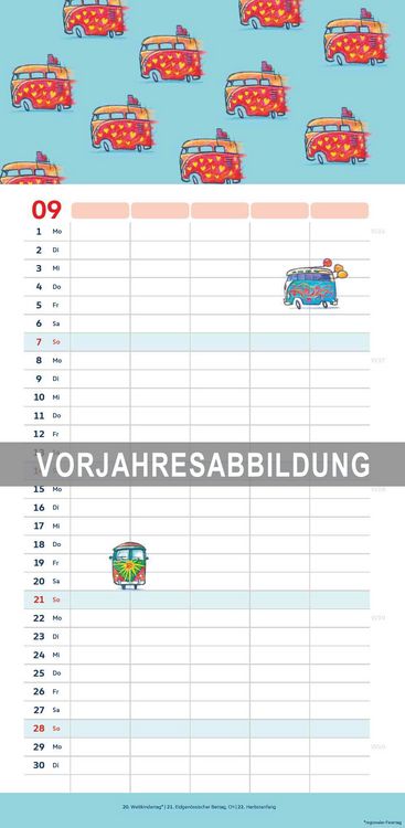Produktbild: VW Familienplaner 2026