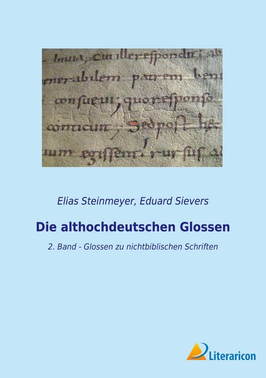 Produktbild: Die althochdeutschen Glossen