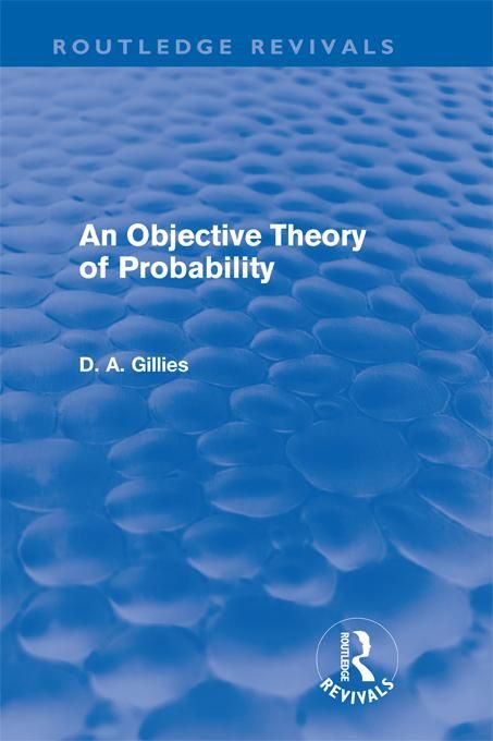 Produktbild: An Objective Theory of Probability (Routledge Revivals)