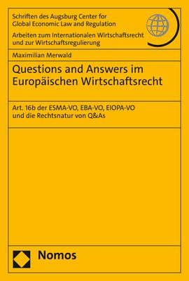 Produktbild: Questions and Answers im Europ&auml;ischen Wirtschaftsrecht