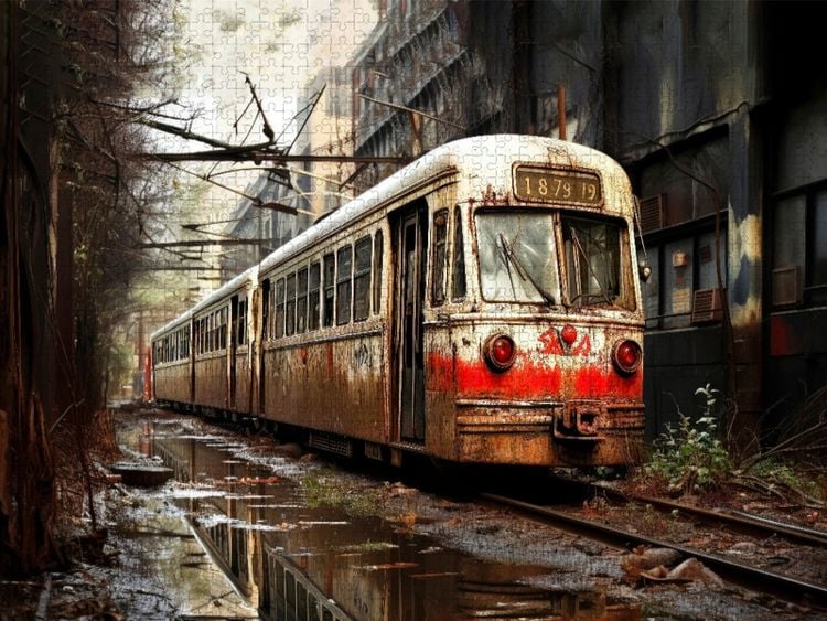 Produktbild: CALVENDO Puzzle Stra&szlig;enbahn | 1000 Teile Lege-Gr&ouml;&szlig;e 64x48cm Foto-Puzzle f&uuml;r gl&uuml;ckliche Stunden